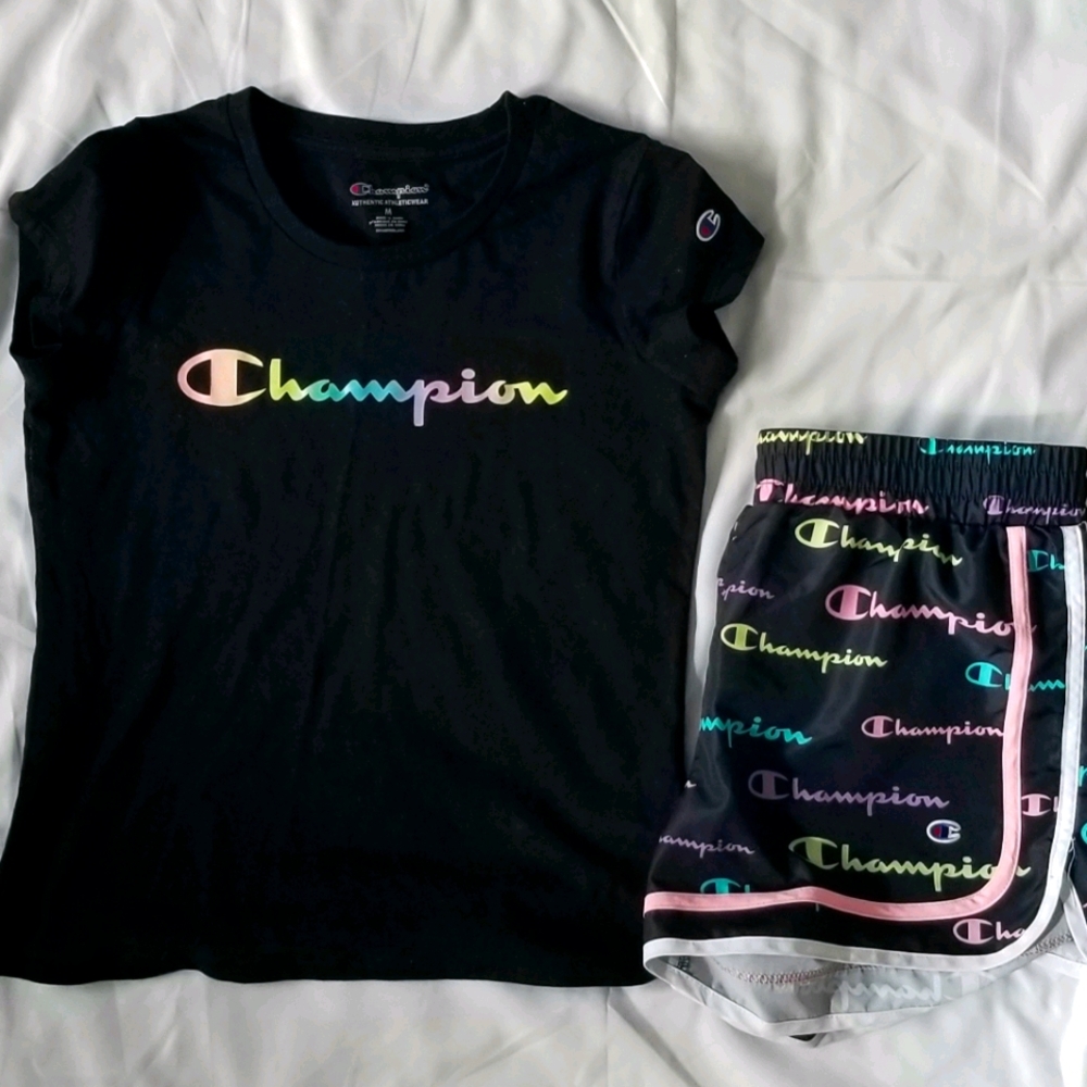 Girls Champion track suit